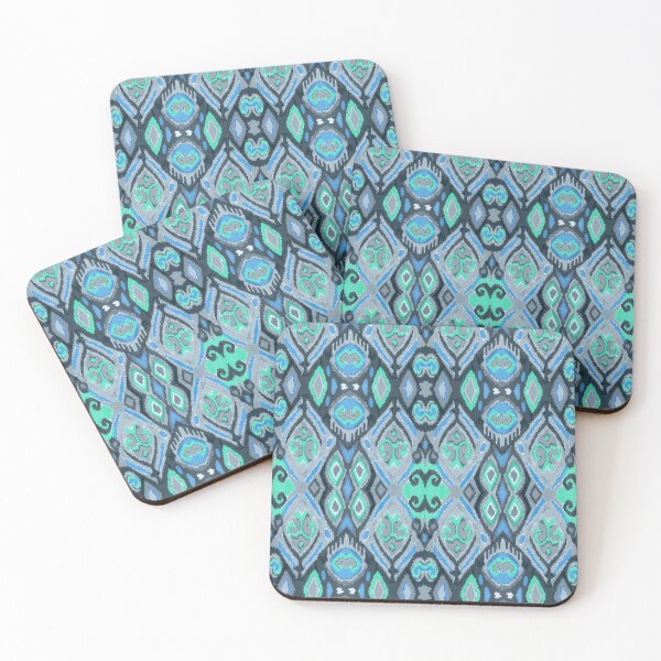 Item preview, Felt tip pen ikat design designed and sold by Alessandro Remo Mazzoni Remotextiles.