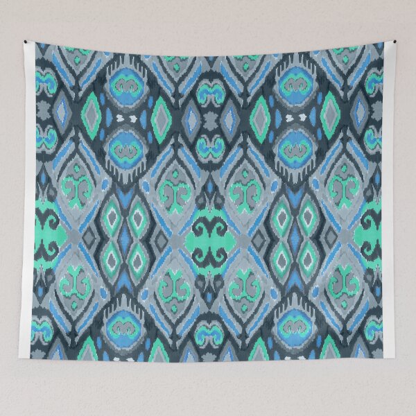 Item preview, Felt tip pen ikat design  designed and sold by Alessandro Remo Mazzoni Remotextiles.