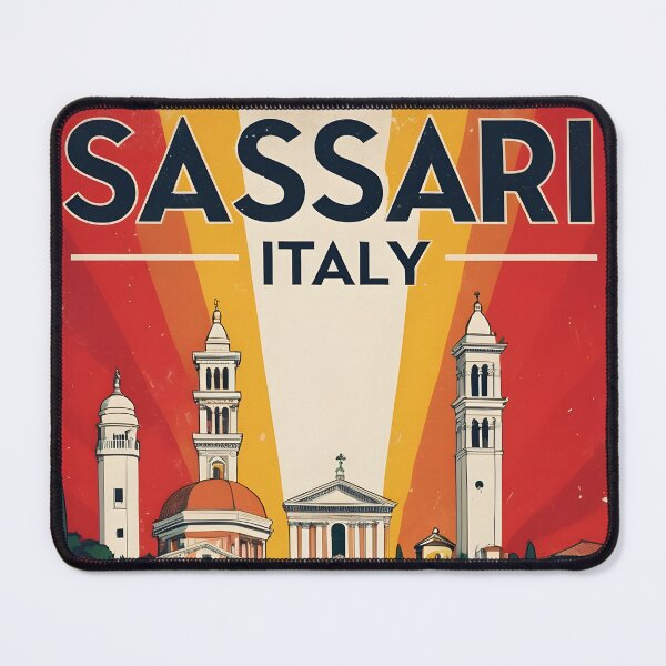 Item preview, Sassari Italy Vintage Travel Tourism designed and sold by TravelersGems.