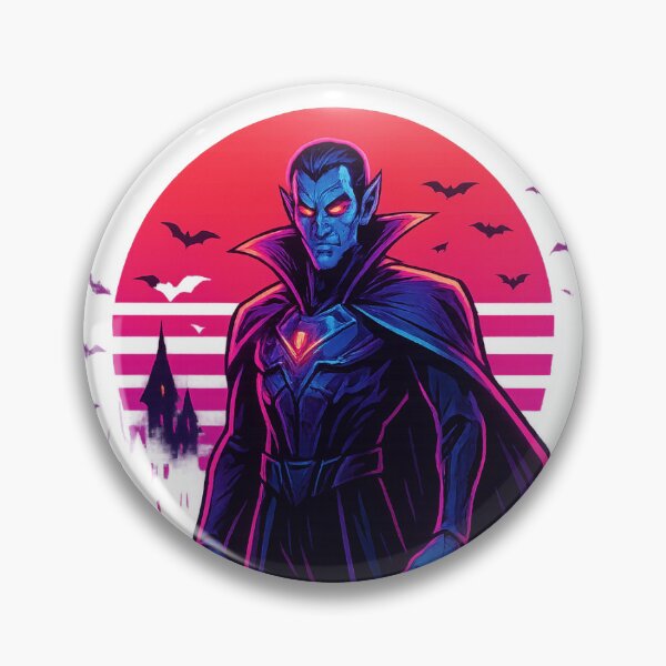 Item preview, Synthwave Vampire Lord designed and sold by ResinandRelics.