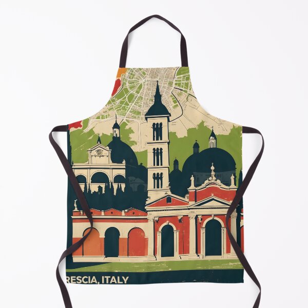 Item preview, Brescia Italy Vintage Travel Tourism designed and sold by TravelersGems.