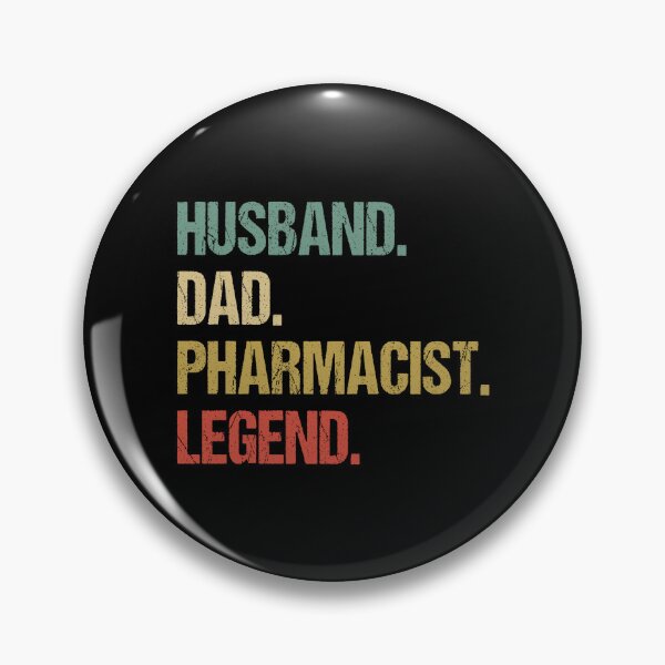 Item preview, Husband Dad Pharmacist Legend - Funny Pharmacist designed and sold by Easy-Teezy.