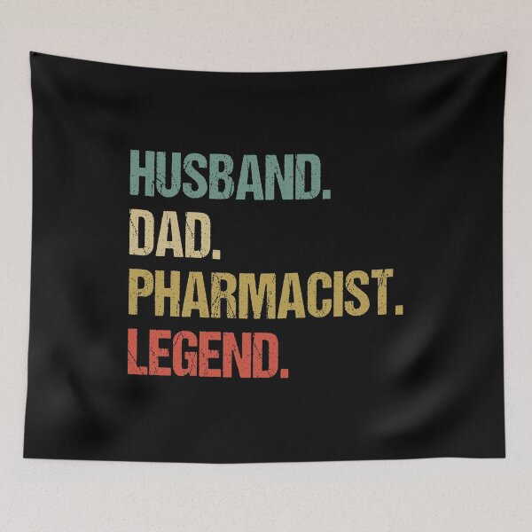 Item preview, Husband Dad Pharmacist Legend - Funny Pharmacist designed and sold by Easy-Teezy.