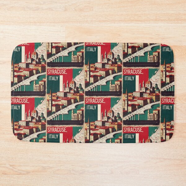 Item preview, Syracuse Italy Vintage Travel Tourism designed and sold by TravelersGems.