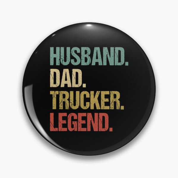 Item preview, Husband Dad Trucker Legend - Funny Trucker designed and sold by Easy-Teezy.