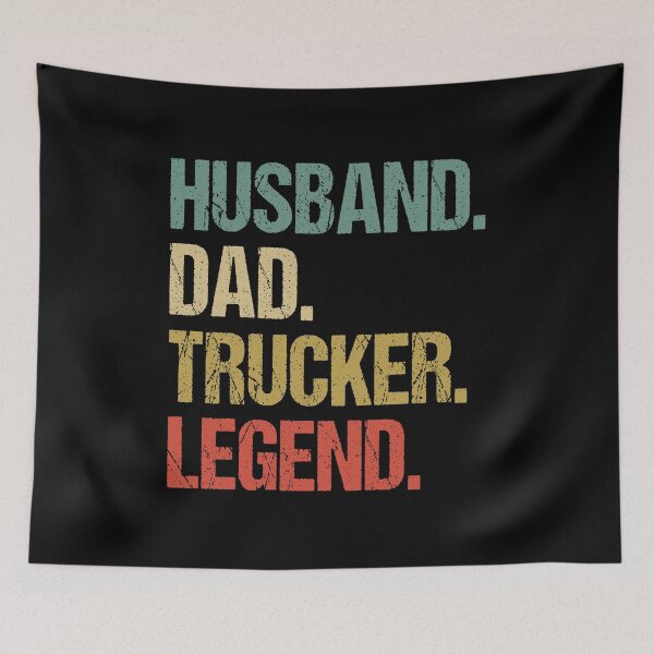 Item preview, Husband Dad Trucker Legend - Funny Trucker designed and sold by Easy-Teezy.