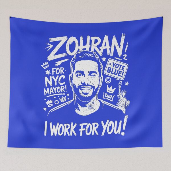 Item preview, Zohran For NYC Mayor Graffiti Tag Art Political designed and sold by EthosWear.