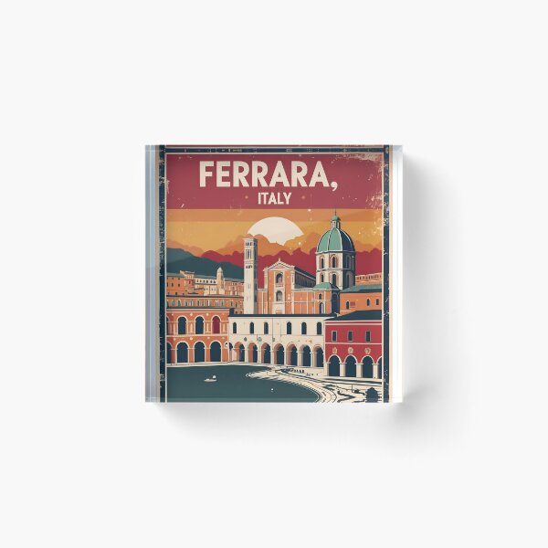 Item preview, Ferrara Italy Vintage Travel Tourism designed and sold by TravelersGems.