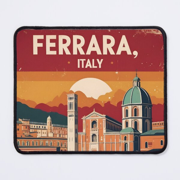 Item preview, Ferrara Italy Vintage Travel Tourism designed and sold by TravelersGems.