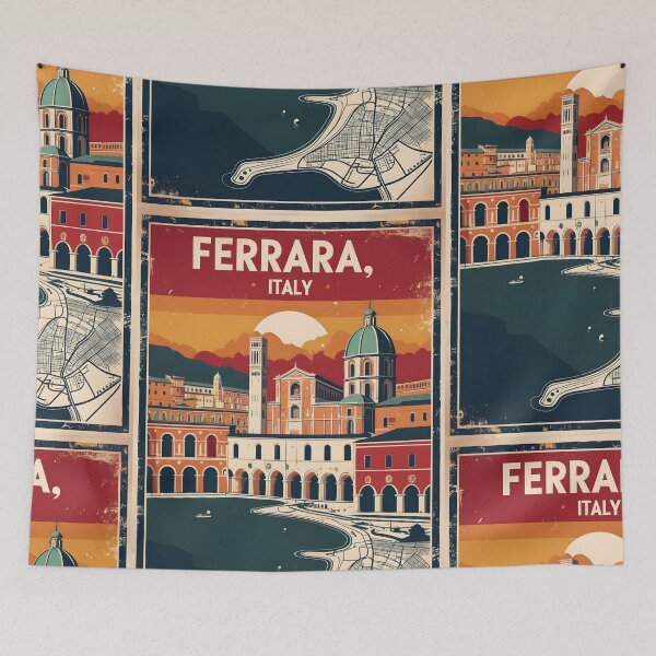 Item preview, Ferrara Italy Vintage Travel Tourism designed and sold by TravelersGems.