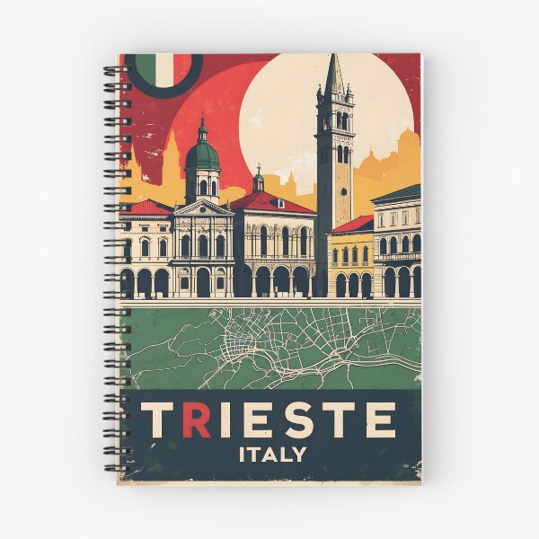 Item preview, Trieste Italy Vintage Travel Tourism designed and sold by TravelersGems.