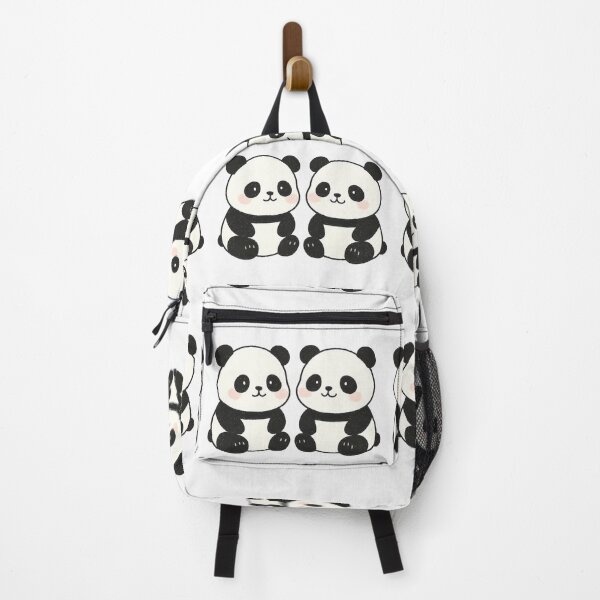 Item preview, Cute Chubby Panda Duo – Hand-Drawn Kawaii design designed and sold by TESHYS.