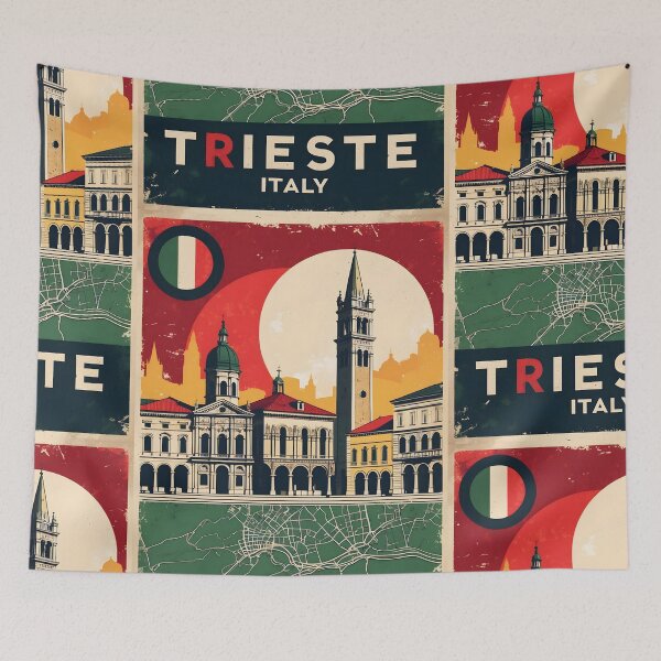 Item preview, Trieste Italy Vintage Travel Tourism designed and sold by TravelersGems.