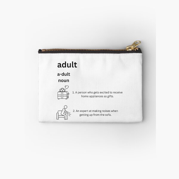 Item preview, Funny Adult Definition (Sarcastic Dictionary Entry for Adulting) designed and sold by Punto y Aparte.