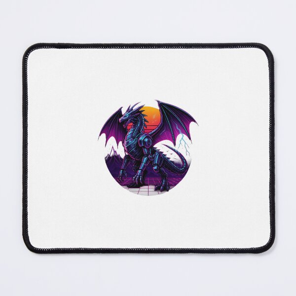 Item preview, Synthwave Steel Wyrm designed and sold by ResinandRelics.