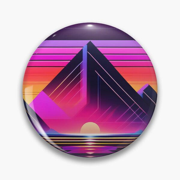 Item preview, Synthwave neon sunset lines designed and sold by ZipperDragon88.