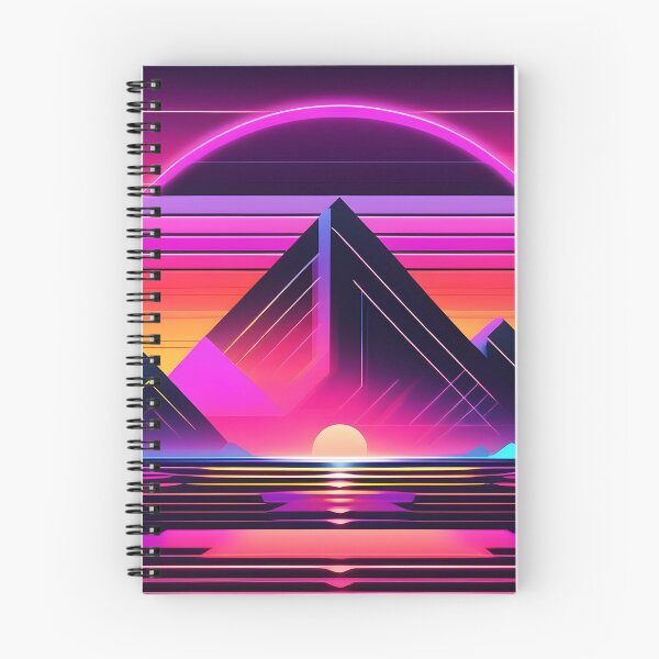 Item preview, Synthwave neon sunset lines designed and sold by ZipperDragon88.