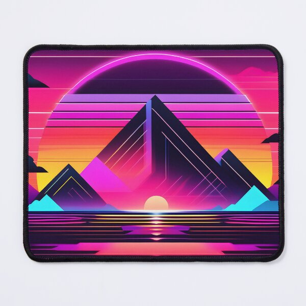 Item preview, Synthwave neon sunset lines designed and sold by ZipperDragon88.