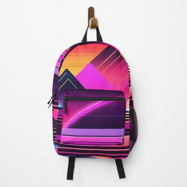 Item preview, Synthwave neon sunset lines designed and sold by ZipperDragon88.