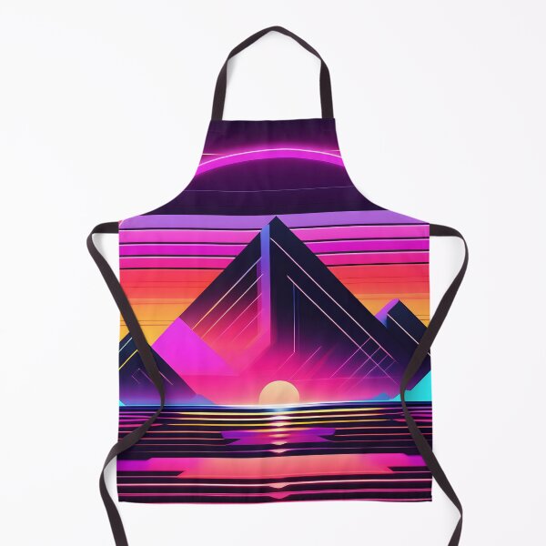 Item preview, Synthwave neon sunset lines designed and sold by ZipperDragon88.