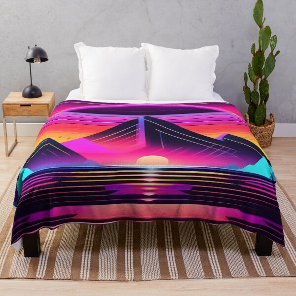 Item preview, Synthwave neon sunset lines designed and sold by ZipperDragon88.