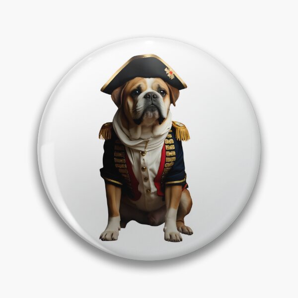 Item preview, Dog Dressed as Napoleon – Historical Style Portrait designed and sold by RAKO13.