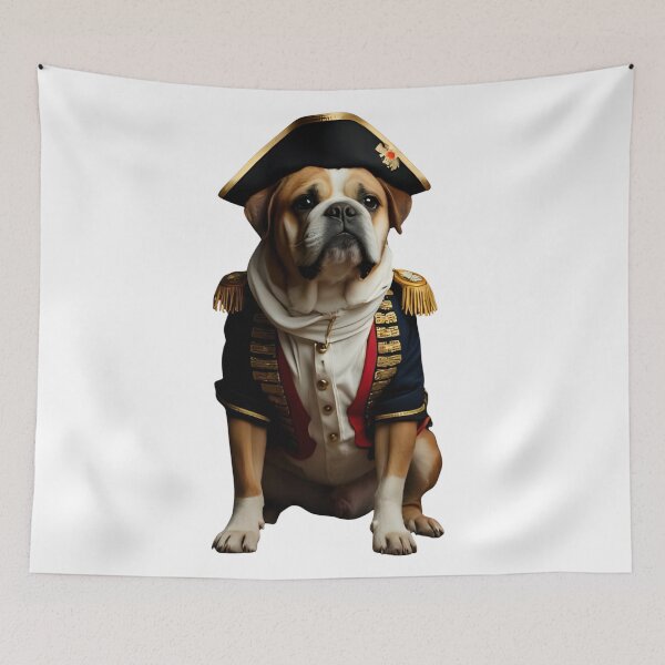 Item preview, Dog Dressed as Napoleon – Historical Style Portrait designed and sold by RAKO13.