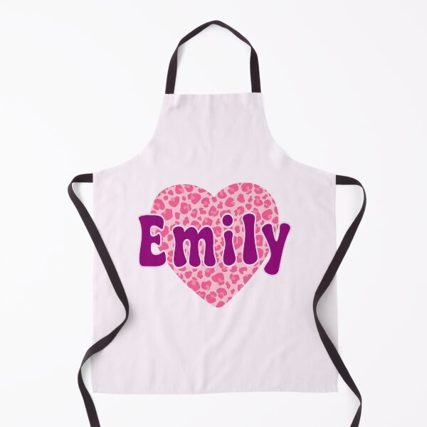 Item preview, Emily Name Pink Leopard Heart designed and sold by Jeallan Designs.