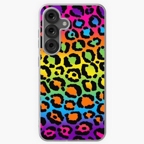 Vista previa del artículo con la obra «1997 Neon Rainbow Leopard Print», diseñado y vendido por creepygirlclub.