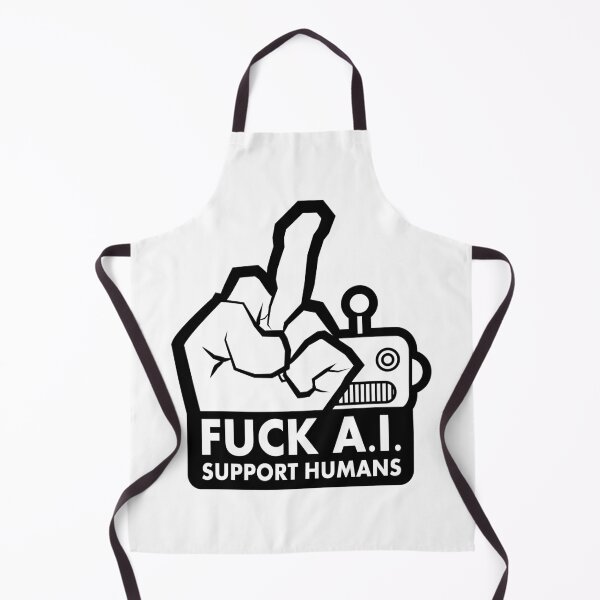 Item preview, F**K A.I. SUPPORT HUMANS designed and sold by Somario.