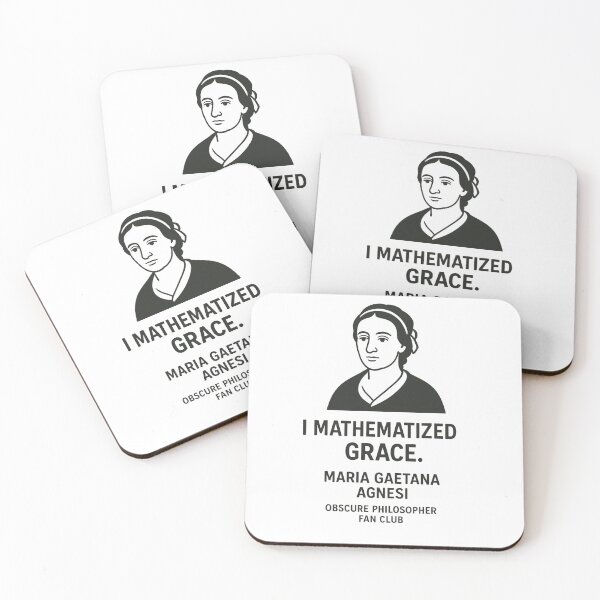 Item preview, Obscure Philosopher Fan Club: Maria Gaetana Agnesi designed and sold by Grand Illusions.