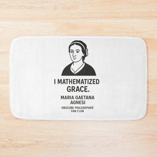 Item preview, Obscure Philosopher Fan Club: Maria Gaetana Agnesi designed and sold by Grand Illusions.