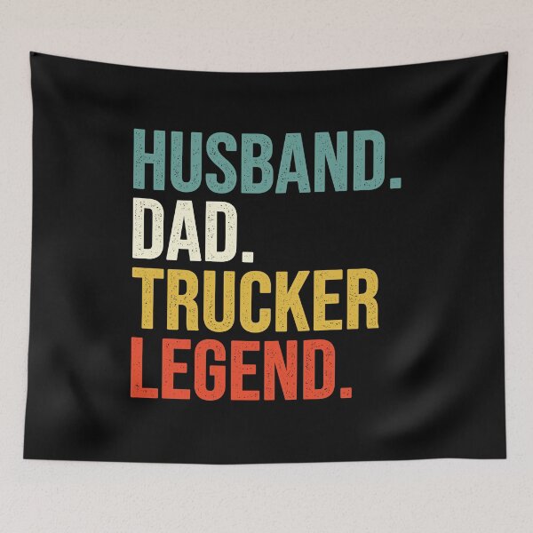 Item preview, Husband Dad Trucker Legend - Funny Trucker designed and sold by Easy-Teezy.