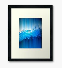 Rhythmic - Abstract Pixel Art Framed Print