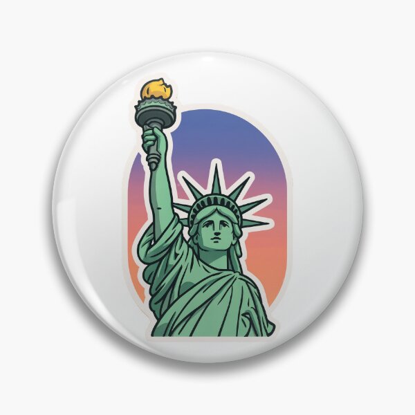 Item preview, Lady Liberty designed and sold by Homelesssquid's Stickers & More.