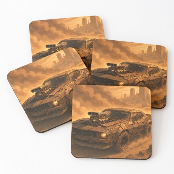 Item preview, Mad Max Style Post-Apocalyptic Muscle Car designed and sold by PosterFuel.