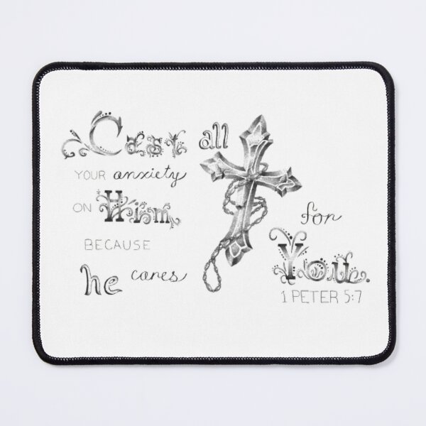 Item preview, 1 Peter 5:7 designed and sold by Cora Worthington Art.