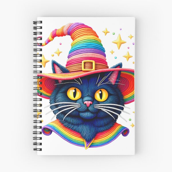 Item preview, A Black Cat In a Rainbow Hat 1 designed and sold by Vysionia Media Market.