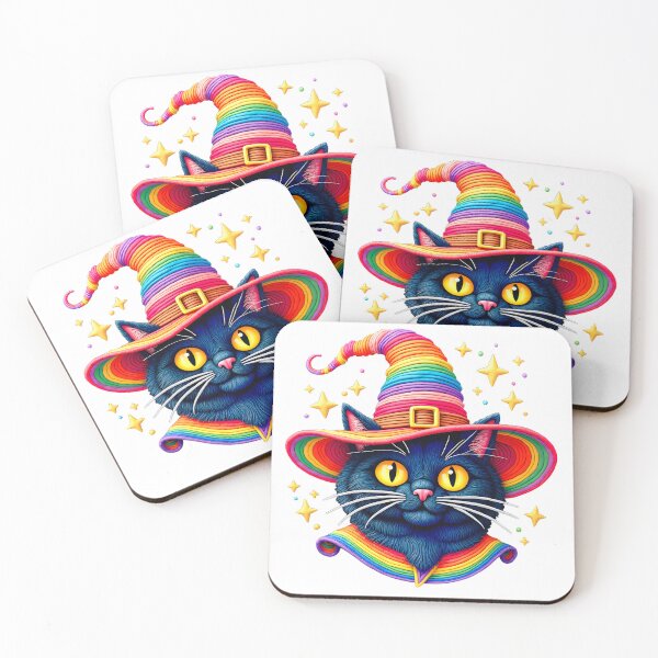 Item preview, A Black Cat In a Rainbow Hat 1 designed and sold by Vysionia Media Market.
