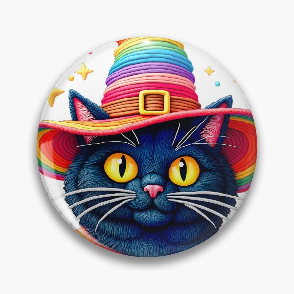 Item preview, A Black Cat In a Rainbow Hat 1 designed and sold by Vysionia Media Market.