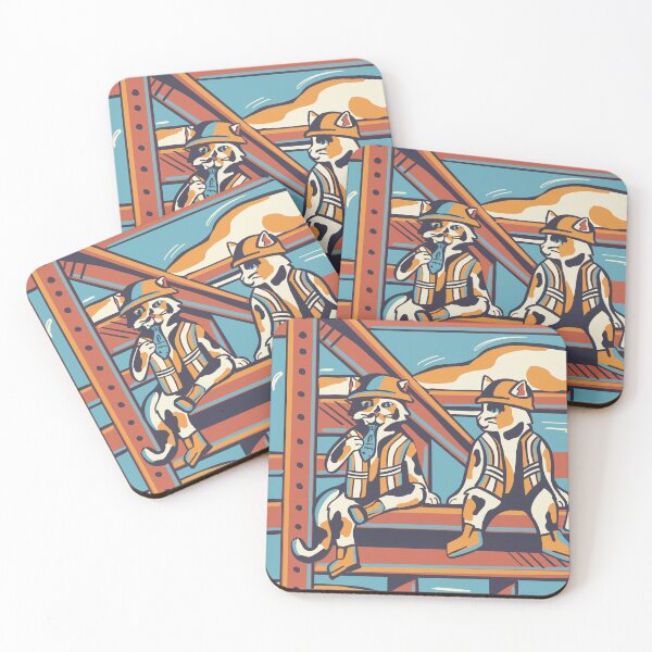 Item preview, Calico Construction Cats designed and sold by Danielle Seay.