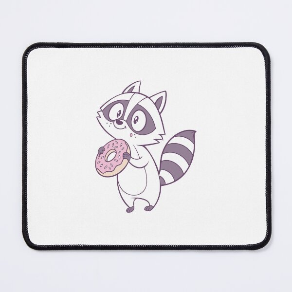 Item preview, Donut-stealing raccoon designed and sold by MrArtist Shop.