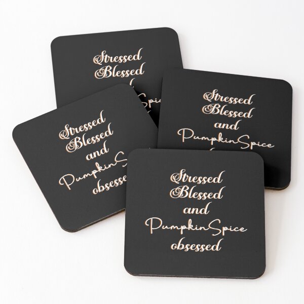 Item preview, Stressed blessed and pumpkin spice designed and sold by Mysterious Goose .