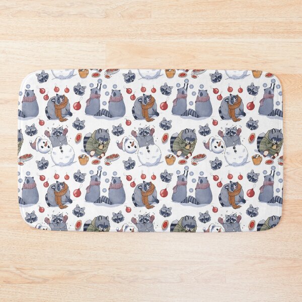 Item preview, Winter Raccoons! designed and sold by Courtney Sundqvist.