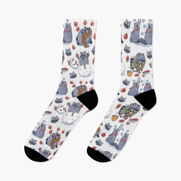 Item preview, Winter Raccoons! designed and sold by Courtney Sundqvist.