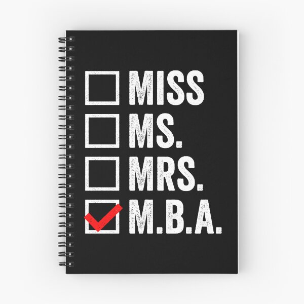 Item preview, Miss Ms Mrs MBA designed and sold by Easy-Teezy.
