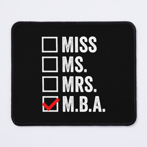 Item preview, Miss Ms Mrs MBA designed and sold by Easy-Teezy.