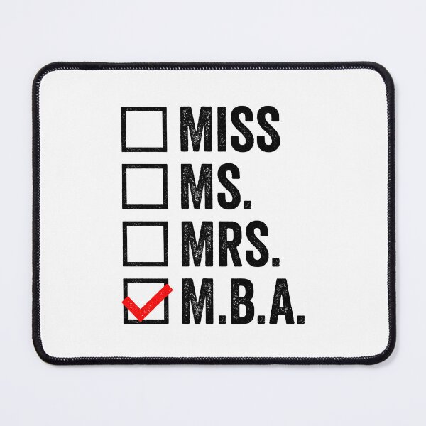 Item preview, Miss Ms Mrs MBA designed and sold by Easy-Teezy.