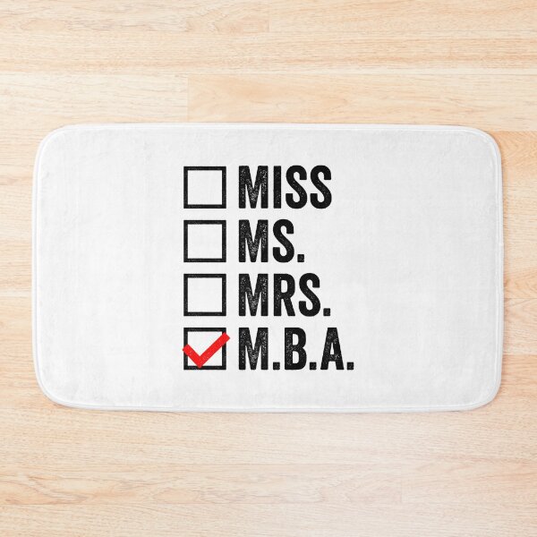Item preview, Miss Ms Mrs MBA designed and sold by Easy-Teezy.