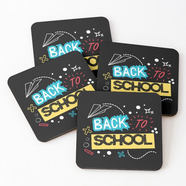 Item preview, Back to School White on Black Design - Stylish Education Essential designed and sold by StudsTee – Vintage and Geek Shirts & Designs.